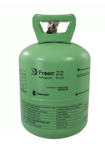 Gas Refrigerante R22 Freòn Chemours 13.600kg Puro.