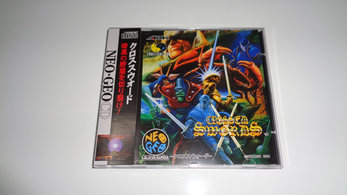 Neo Geo Cd: Crossed Swords Japonês Completo Reprô Spine Card