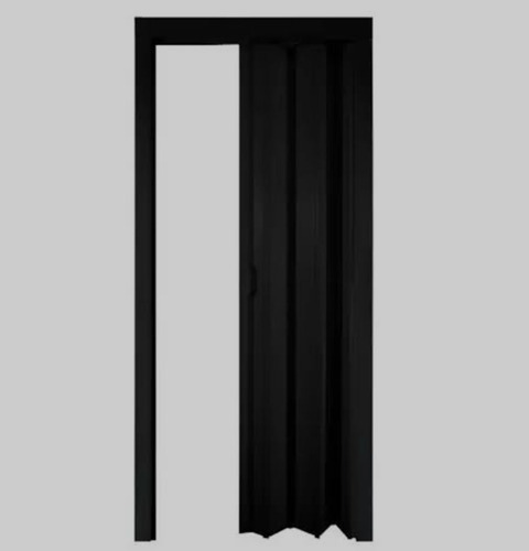 Porta Sanfonada Standard 0,80 X 2,10  - Preta Plasbil
