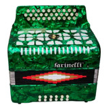 Acordeon 31 Boton Verde 3012 Farinelli 3012v Estuche Correas