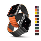 Malla Correa Silicona Reversible Compatible Con Apple Watch