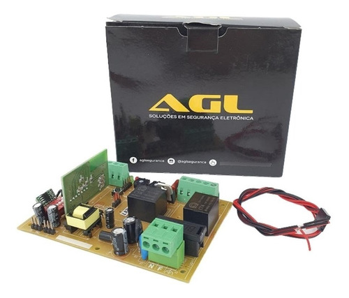 Central Placa Motor Portão Eletrônico Agl Dz Izzy Wifi App Frequência 433mhz 110v/220v