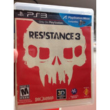 Resistance 3 Playstation 3 Ps3 Sony Completo R$79,98