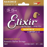 Encordado Elixir 16027 O 16002 Para Guitarra Acustica