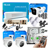 Cámaras Seguridad Kit Hilook Dvr 1080 4ch + 3 Cam 1080 + D1t