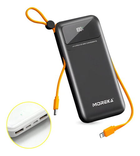 Power Bank Batería Portátil 2 Entrada 2 Salida 10000mah