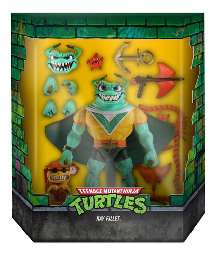 Ray Fillet Tortugas Ninja Tmnt Super 7 Ultimates Wave 5