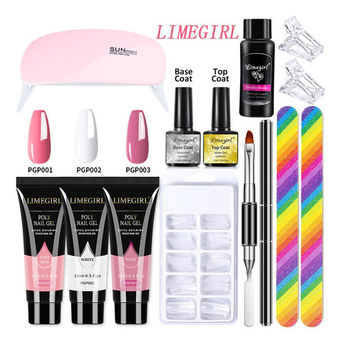 Kit De Manicura Para Uñas De Gel De Fibra De Vidrio Con Cabi