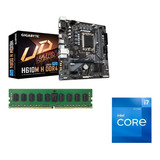 Kit Actualización Intel Core I7 12700 Gigabyte H610 16 Gb Kt