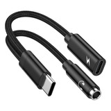 Adaptador De Audífonos Usb C Para Huawei,xiaomi,oppo,tableta