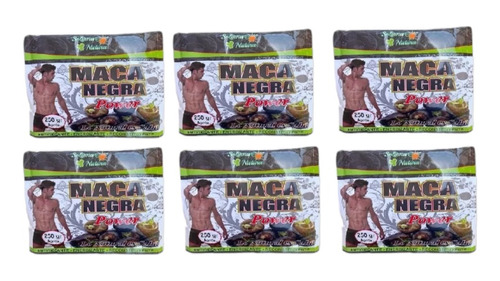 Pack Maca Negra X6 Unidades 250g C/u