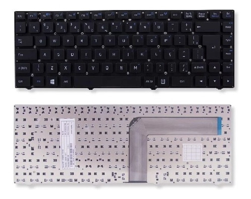 Teclado Para Notebook Semp Toshiba Sti Na-1401 Preto Novo