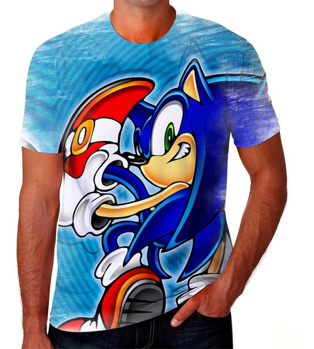  Camiseta Camisa Sonic Jogo Desenhos Filme Envio Rapido 18