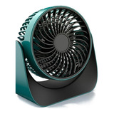 Mini Ventilador De Escritorio Recargable Aspas Oficina