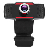 Camara Web Webcam Usb Pc Notebook  Microfono Meet Zoom Color Negro