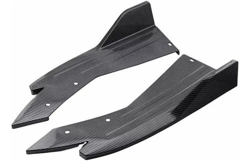 Canards Difusor Traseros Universales Tipo Carbono