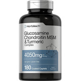 Horbaach | Glucosamine Chondroitin Msm & Turmeric | 180 Caps