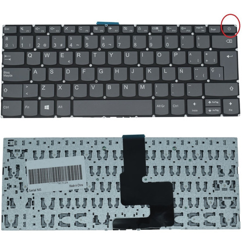 Teclado Lenovo Ideapad 1-14igl05 1-14ada05 1-14ast-05 V14 Ar