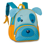 Mochila Animais Clio Pets Zoo Menina Infantil Unicórnio Rosa Cor Cachorro Azul 2024