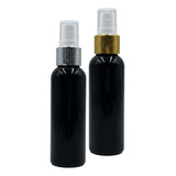 Atomizador Recargable Perfume 60 Ml Envases Negros Spray X 6