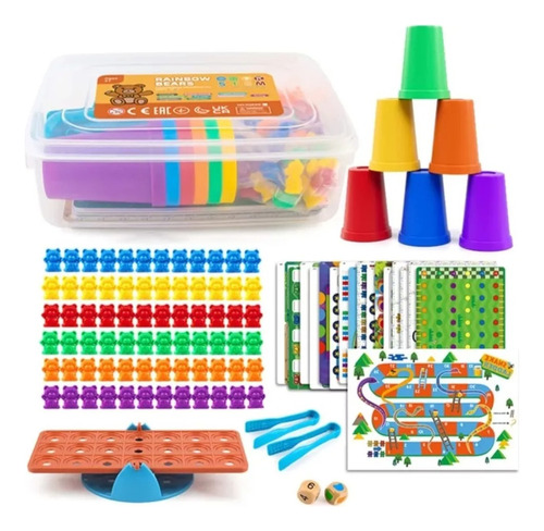 Juego Multiusos Montessori Didáctico- Aprendizaje Para Niños