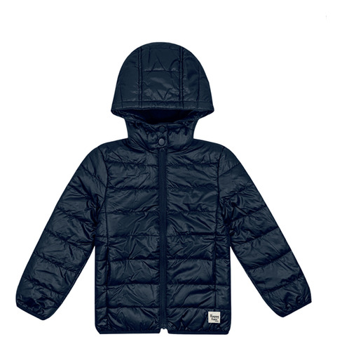 Jaqueta Puffer Infantil Menino Com Capuz E Punho Trick Nick