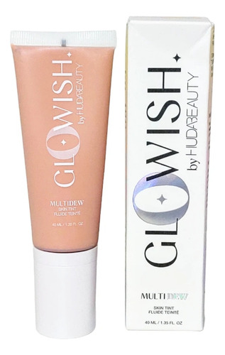 Base De Maquiagem Em Loção Huda Beauty Glowish Fair Cool Skin Tint Tom Nude  -  40ml 120g