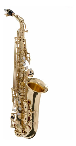 Saxofon Alto Jinbao Jbas-200l Dorado Con Estuche Duro