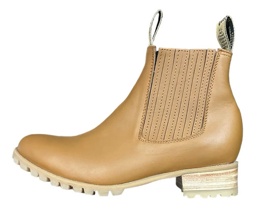Botas, Botín El Talisman, Piel De Res Suela Tractor