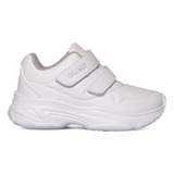 Tenis Escolares Blancos Niños Karsten 49403-1-a 22-26 Gnv®