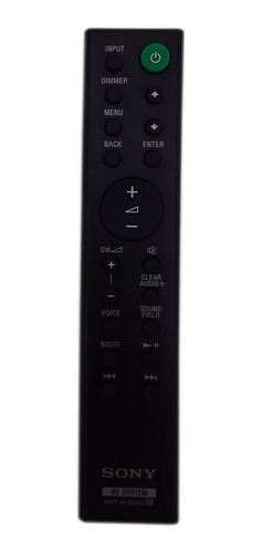 Control Barra De Sonido Sony Rmt-ah200u / Sawct390 