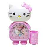 Reloj Lapicero De Hello Kitty Con Despertador Varios Colores