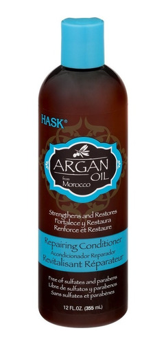 Hask El Aceite De Argán Reparación Acondicionado 12.0 Fl