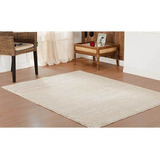 Tapete Sala Quarto Classic 200 X 300 Creme Pérola Shaggy