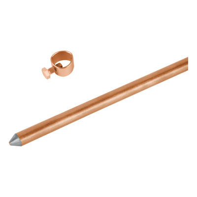 Kit De Varilla Para Tierra Física 1\u002F2 X 1m Con Conector | MercadoLibre