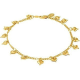 Joyas Para Toda La Vida Tobilleras Chapadas En Oro De 24 K P