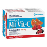 Mi Vit C 100 Mg. Frutos Rojos 100 Comprimidos