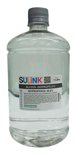 Álcool Isopropílico 99,8% Limpeza Placas Eletrônicos 1 Litro