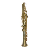 Sax Soprano Recto Blessing Laqueado Con Estuche Modelo 6433l