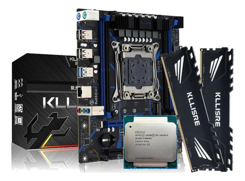 Kit Intel Xeon E5 2640v3+x99 Kllisre+16gb Memoria Ram