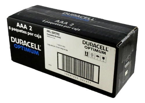 Duracell Optimum Pila Aaa Caja 16 Pilas Triple A - Todopilas