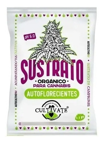 Sustrato Cultivate Autoflorecientes 25l Orgánico