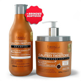 Kit Forever Liss Cauter Restore Shampoo 300ml + Máscara 500g