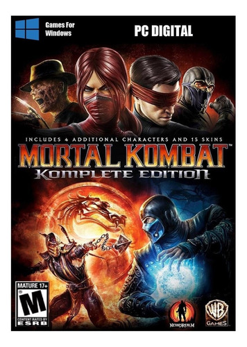Mortal Kombat Komplete Edition Steam Key Pc Digital