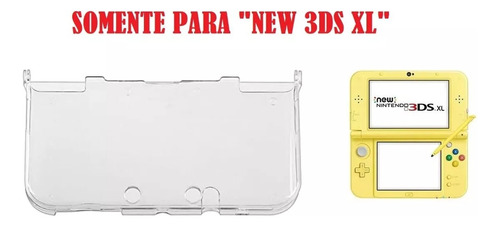 Capa Case Acrílica Proteção New Nintendo 3ds Xl Cover Shell 