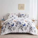 Urlinens Juego De Edredon Reversible Tamano Queen, Cama En U