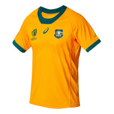 Camiseta Rugby Australia Wallabies Home Asics Mundial 2023