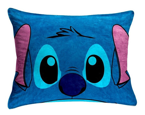 Cojín Par Fundas Almohadas Stitch Suaves Tela Peluche