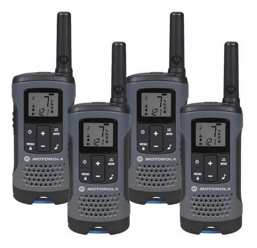Kit 4 Radios Motorola T200 Con Auriculares Manos Libres