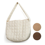 Bolso Tote Acolchado Willowleaf (blanco Crema)